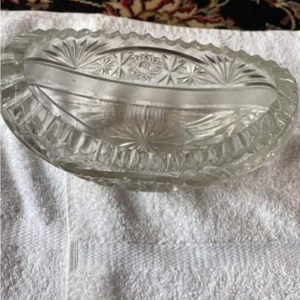 Crystal Serving Bowl